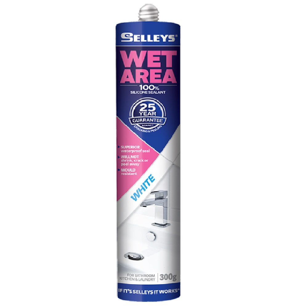Selleys WET AREA Silicone Sealant 300g
